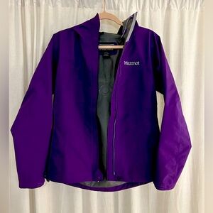 NWOT purple marmot rain jacket